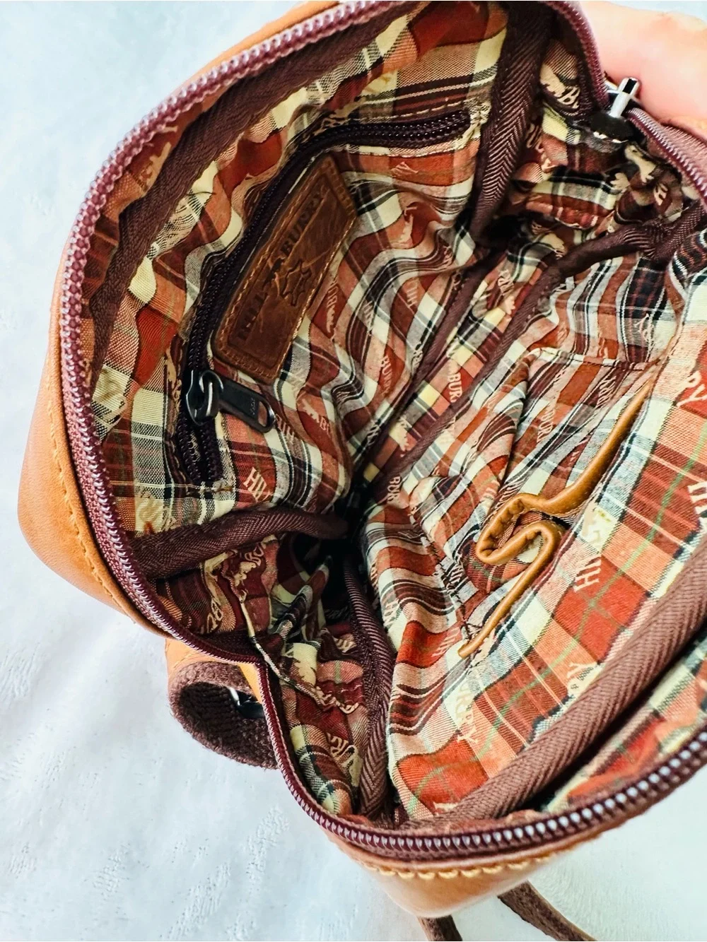 Hill Burry Leather Crossbody Bag